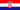 Logo représentant le drapeaux du pays Croatie